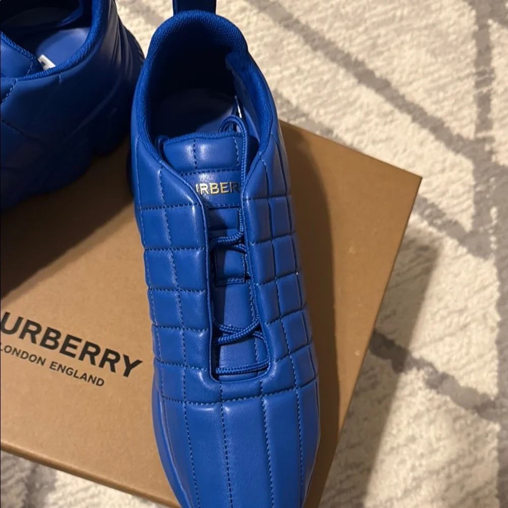 Burberry Men's Blue Sneakers - Picture 2 of 4